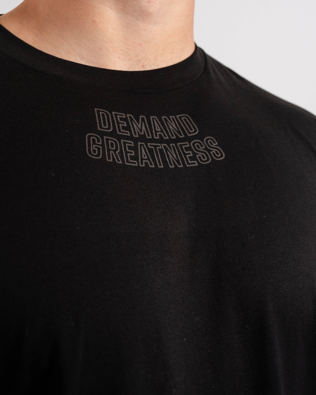 Demand Greatness True-Fit Men's Meet Shirt - IPF Approved - Shadow Stone Black
