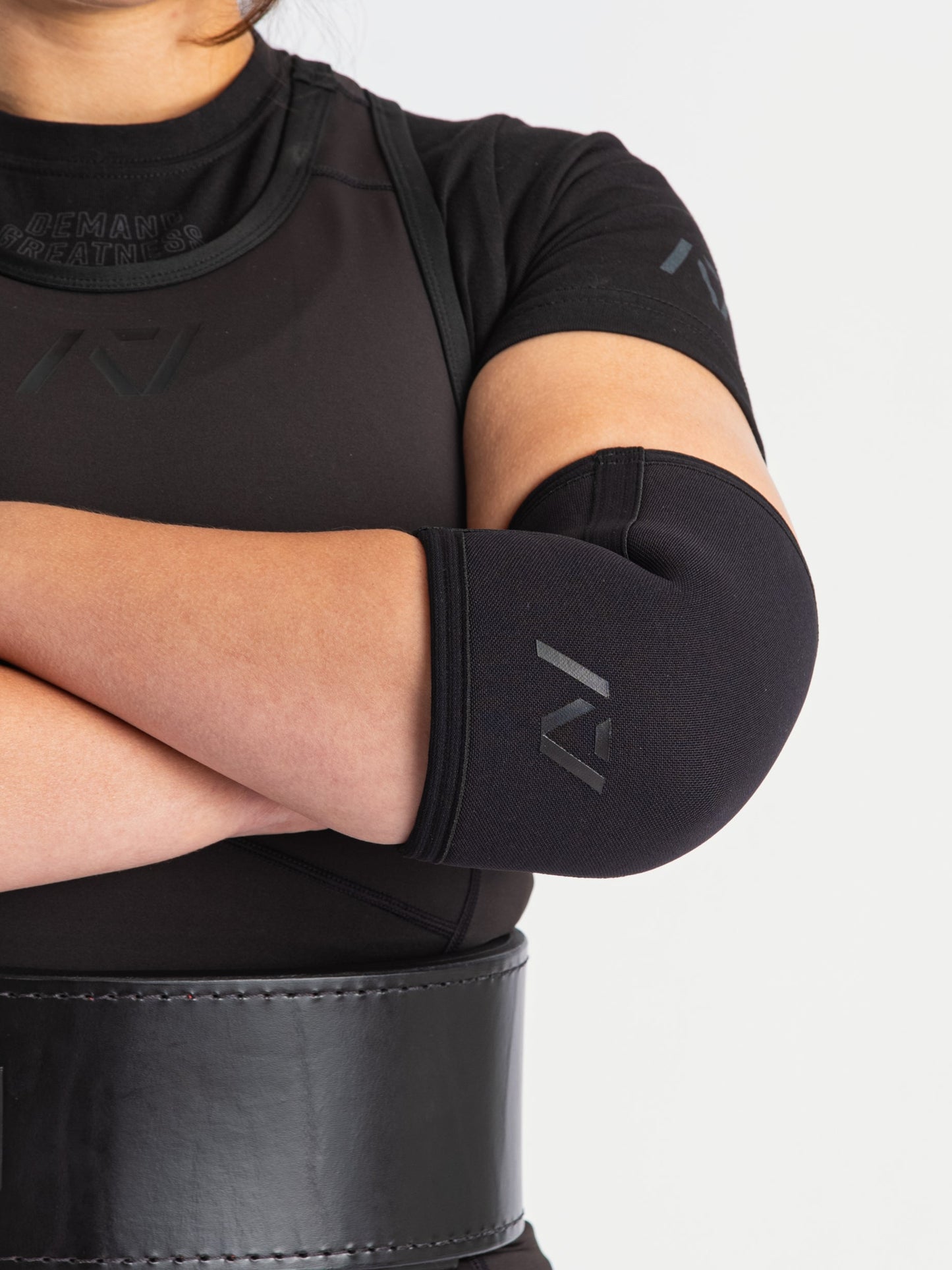 7mm Elbow Sleeves, Hourglass Fit - Stealth