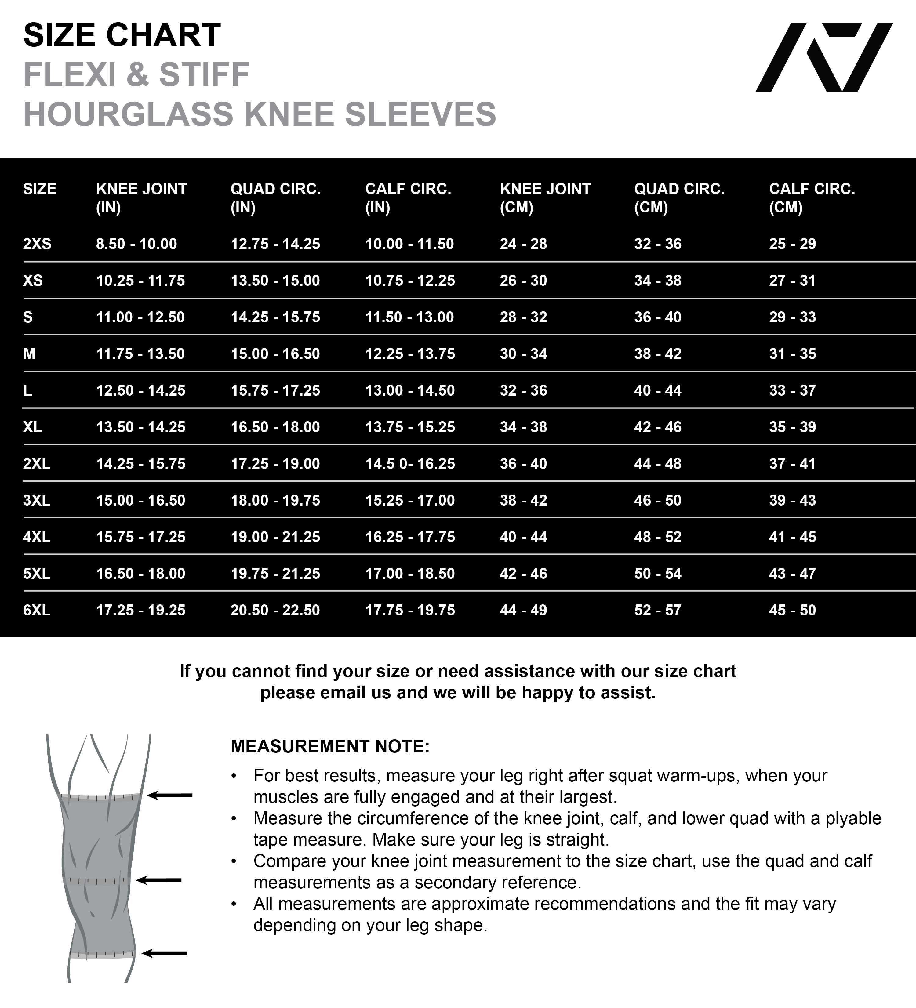 Flexi & Stiff Knee Sleeves