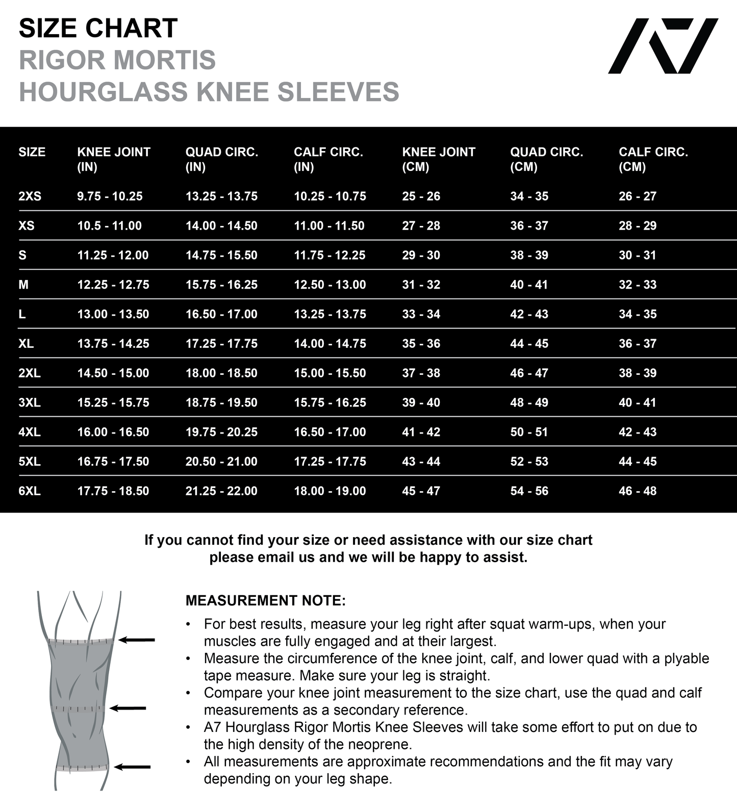 Hourglass Knee Sleeves - IPF Approved - Gold Standard