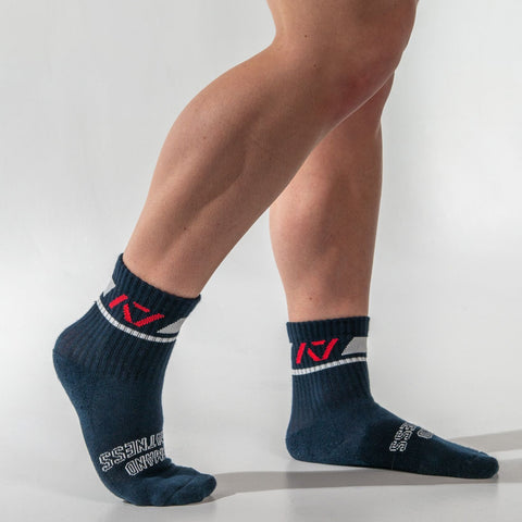 A7 RWB Crew socks showcase pink logos and let your energy show on the platform, in your training or while out and about. The IPF Approved Night Light Meet Kit includes Powerlifting Singlet, A7 Meet Shirt, A7 Zebra Wrist Wraps, A7 Deadlift Socks, Hourglass Knee Sleeves (Stiff Knee Sleeves and Rigor Mortis Knee Sleeves). Genouill�res powerlifting shipping to France, Spain, Ireland, Germany, Italy, Sweden and EU.