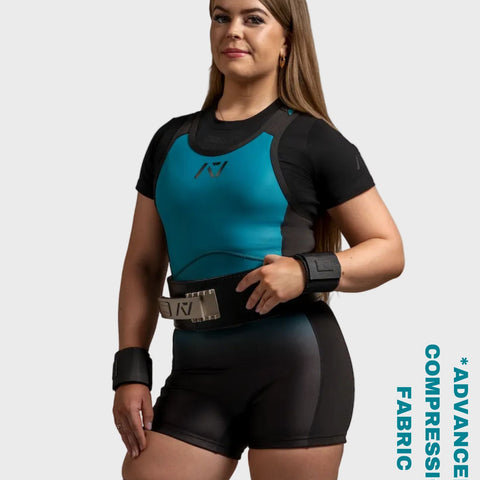 Our IPF APPROVED Rausch Singlets are designed to support the strength and power of an lifter.  A racerback design with advanced compression fabric provides powerlifters ultimate support whilst on the platform. IPF Approved Kit includes Rausch Powerlifting Singlet, A7 Meet Shirt, A7 Zebra Wrist Wraps, A7 Deadlift Socks, Hourglass Knee Sleeves (Stiff Knee Sleeves and Rigor Mortis Knee Sleeves). Genouill�res powerlifting shipping to France, Spain, Ireland, Germany, Italy, Sweden and EU.