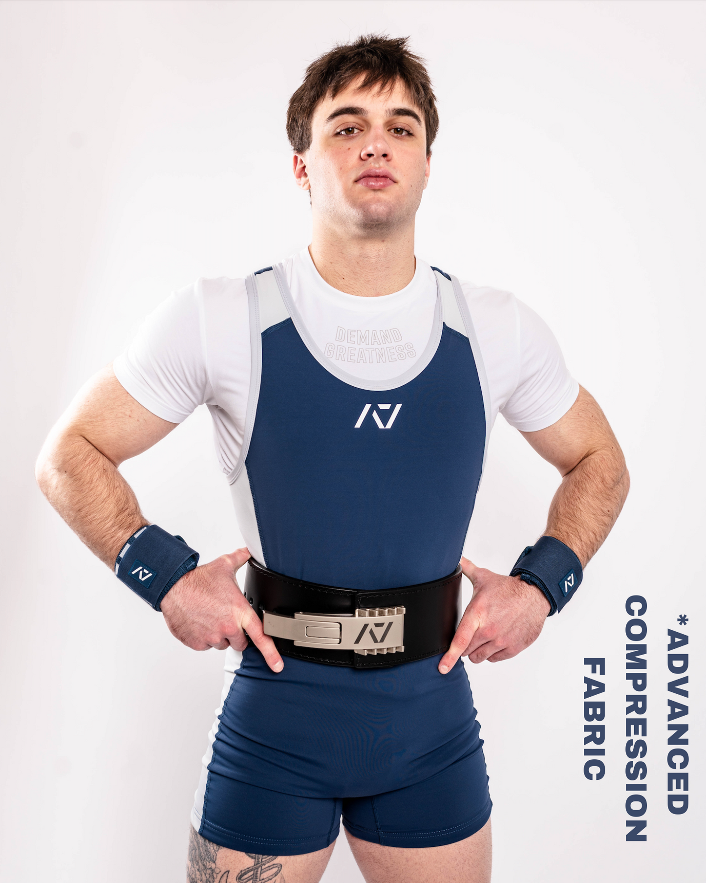 Rausch Men's Singlet - IPF Approved - Tides Blue