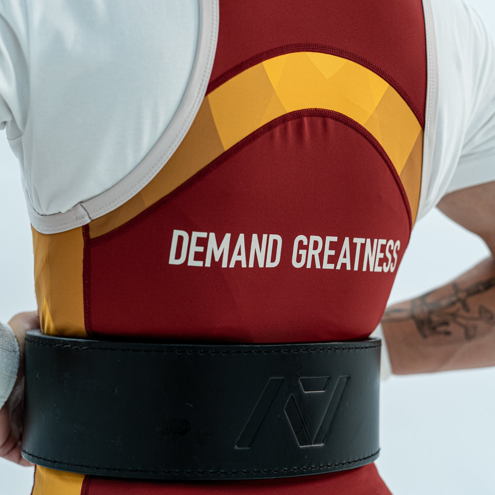 
                      
                        Our IPF APPROVED Rausch Singlets are designed to support the strength and power of an lifter.  A racerback design with advanced compression fabric provides powerlifters ultimate support whilst on the platform. IPF Approved Kit includes Rausch Powerlifting Singlet, A7 Meet Shirt, A7 Zebra Wrist Wraps, A7 Deadlift Socks, Hourglass Knee Sleeves (Stiff Knee Sleeves and Rigor Mortis Knee Sleeves). Genouill�res powerlifting shipping to France, Spain, Ireland, Germany, Italy, Sweden and EU.
                      
                    