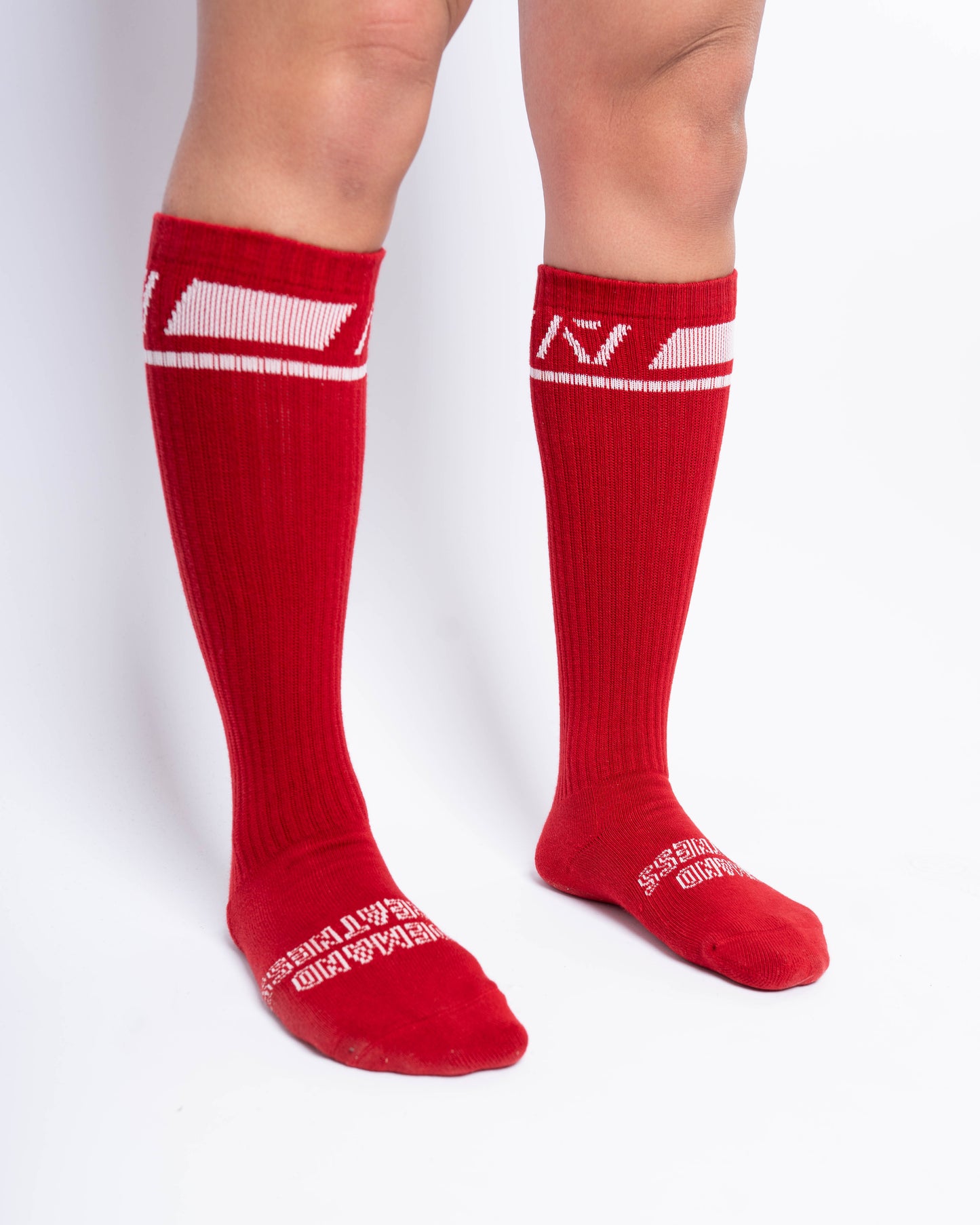 Deadlift Socks - Ivory Rose