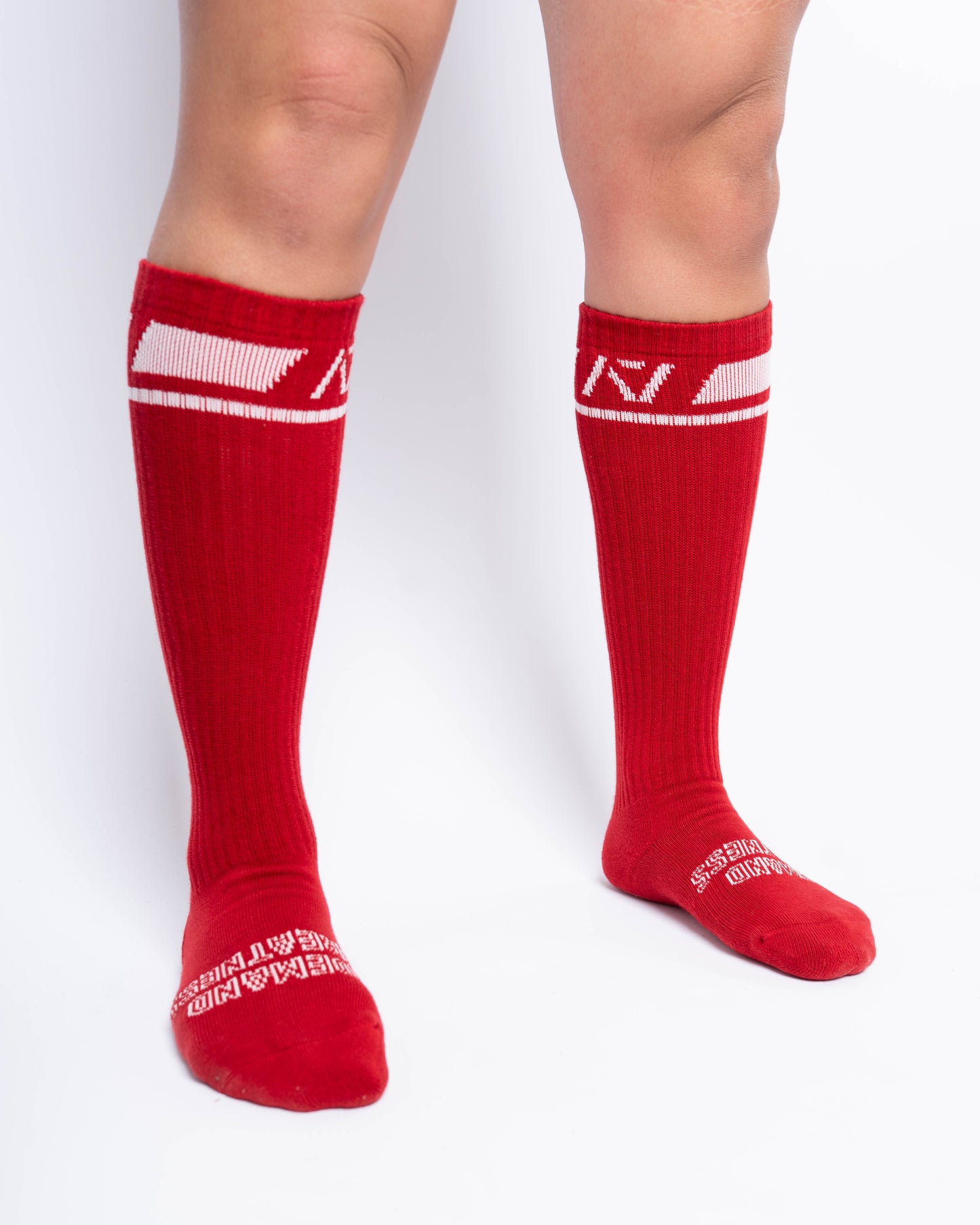 Deadlift Socks - Ivory Rose