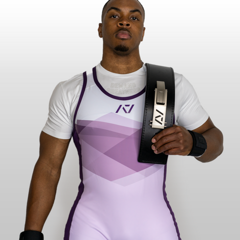 Our IPF APPROVED Rausch Singlets are designed to support the strength and power of an lifter.  A racerback design with advanced compression fabric provides powerlifters ultimate support whilst on the platform. IPF Approved Kit includes Rausch Powerlifting Singlet, A7 Meet Shirt, A7 Zebra Wrist Wraps, A7 Deadlift Socks, Hourglass Knee Sleeves (Stiff Knee Sleeves and Rigor Mortis Knee Sleeves). Genouill�res powerlifting shipping to France, Spain, Ireland, Germany, Italy, Sweden and EU.