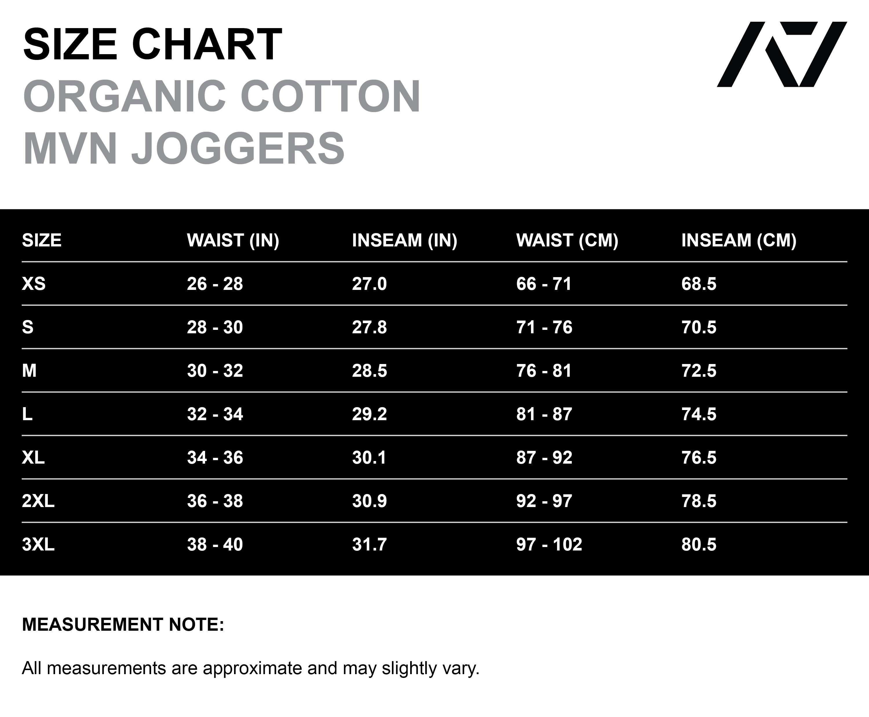 Organic Cotton MVN Joggers