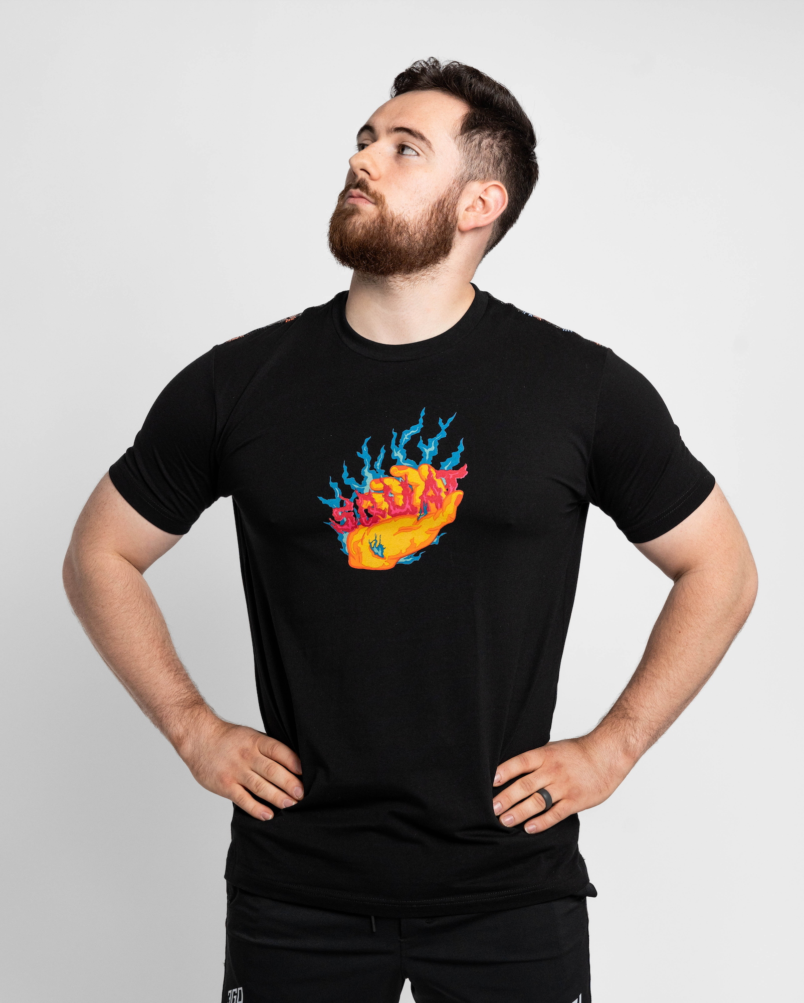 A7 BAR GRIP バーグリップ Tシャツ メンズサイズM 風神雷神 A7 BAR GRIP T