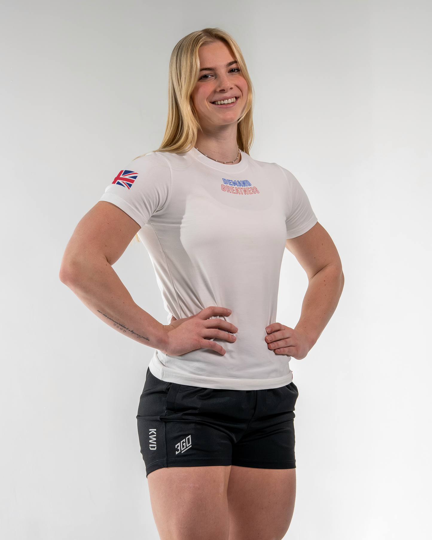 Demand Greatness True-Fit GBR is our new meet shirt design highlighting Demand Greatness with a double outline font to showcase your impact on the platform. The Shirt is IPF Approved. Shop the full A7 Powerlifting IPF Approved Equipment collection. The IPF Approved Kit includes Powerlifting Singlet, A7 Meet Shirt, A7 Zebra Wrist Wraps, A7 Deadlift Socks, Hourglass Knee Sleeves (Stiff and Rigor Mortis Knee Sleeves). Genouill�res powerlifting shipping to France, Spain, Ireland, Germany, Italy, Sweden and EU.