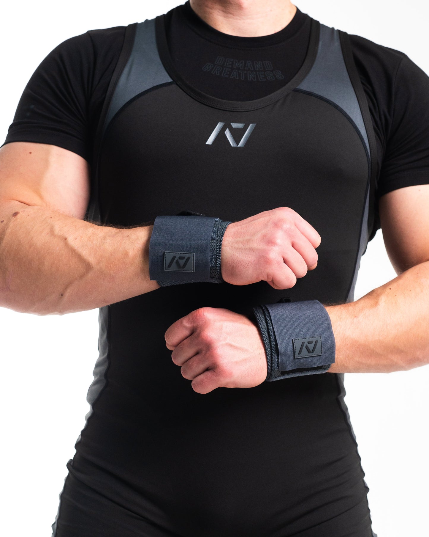 Zebra Wrist Wraps - IPF Approved - Shadow Stone