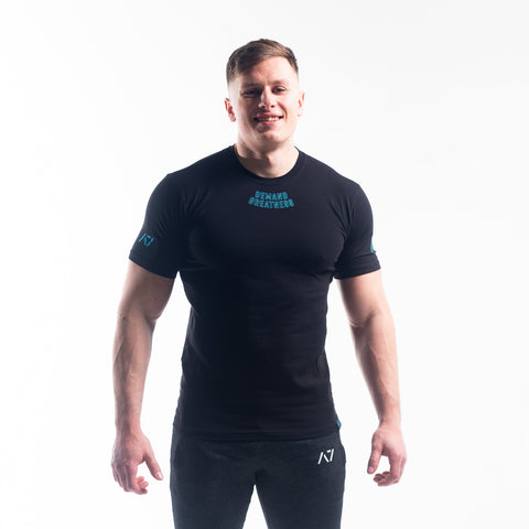 DG23 IPF Approved Meet Shirt Azul is our new meet shirt with Demand Greatness with a double outline font to showcase your impact on the platform. Shop the full A7 Powerlifting IPF Approved Equipment collection including Powerlifting Singlet, A7 Meet Shirt, A7 Deadlift Socks. Genouillères powerlifting shipping to France, Spain, Ireland, Germany, Italy, Sweden and EU. 