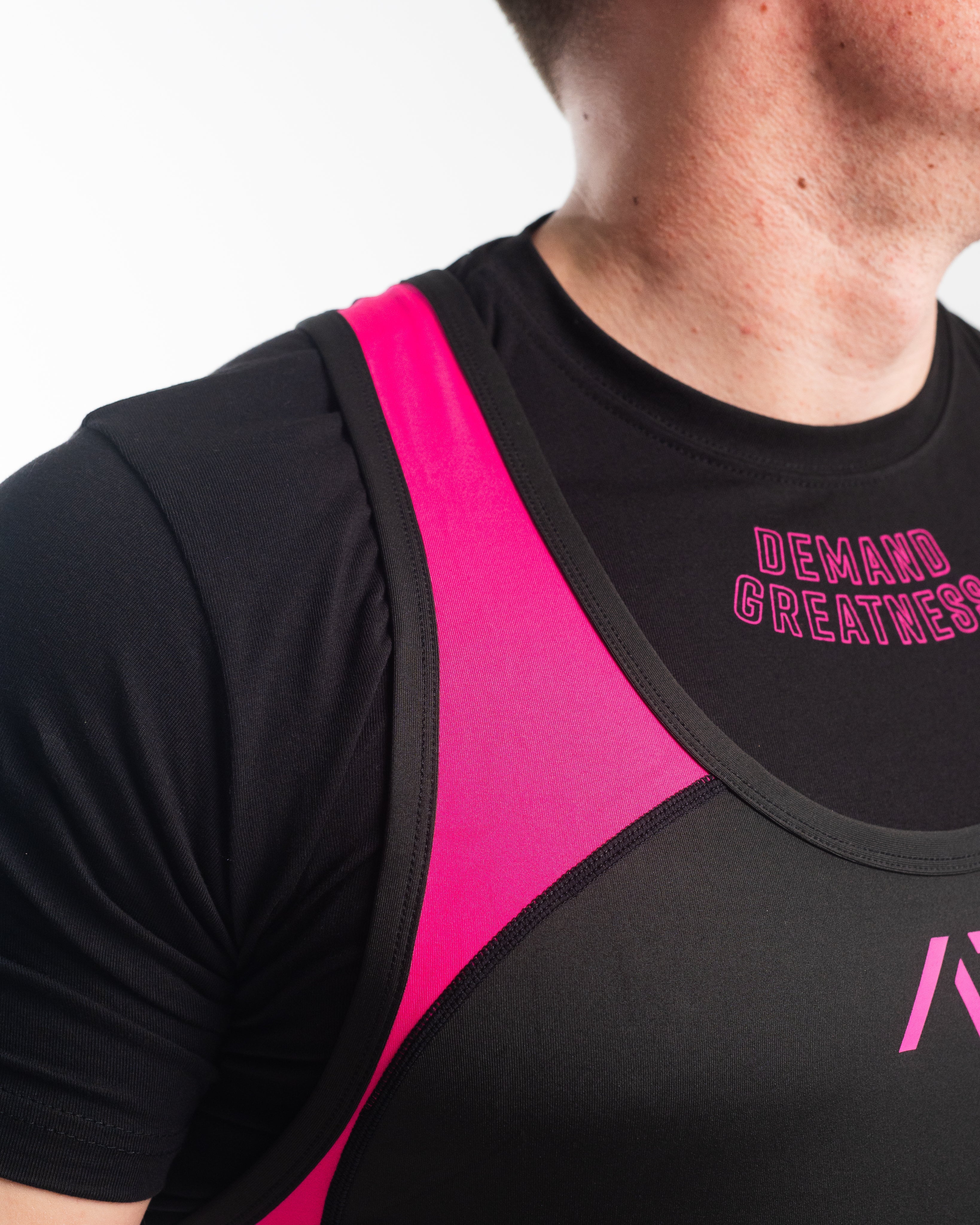 Luno Men's Singlet - Flamingo - IPF Approved | A7 Europe shipping