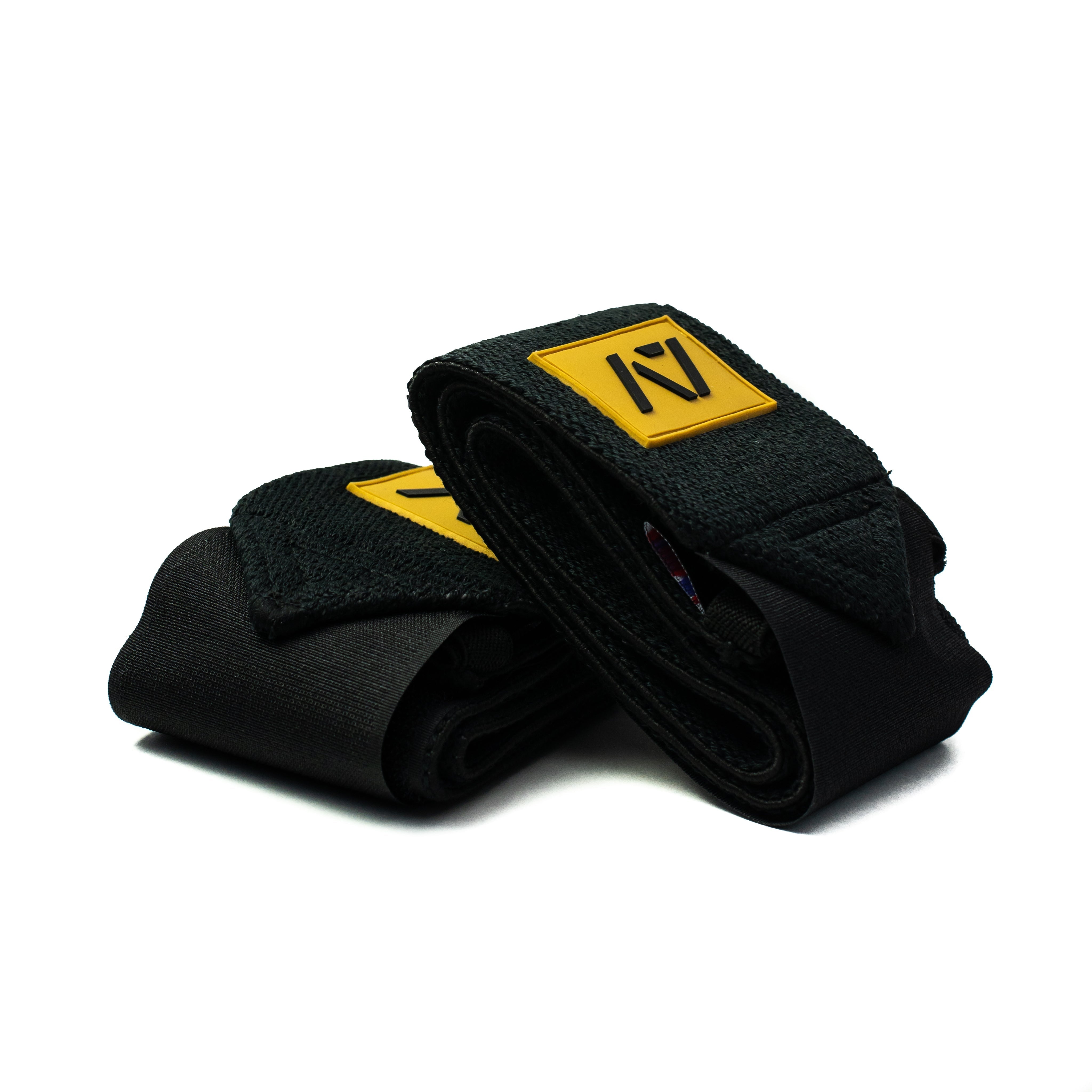 Whether you are benching or squatting, A7 wrist wraps are a perfect addition to your gym bag and IPF approved kit. These wraps feature double thumb loops so you don't ever have to worry about which way you have to put them on. We offer these wrist wraps in 3 sizes : 55 cm, 77 cm and 99 cm.

A7 Wrist Wraps are IPF approved. 