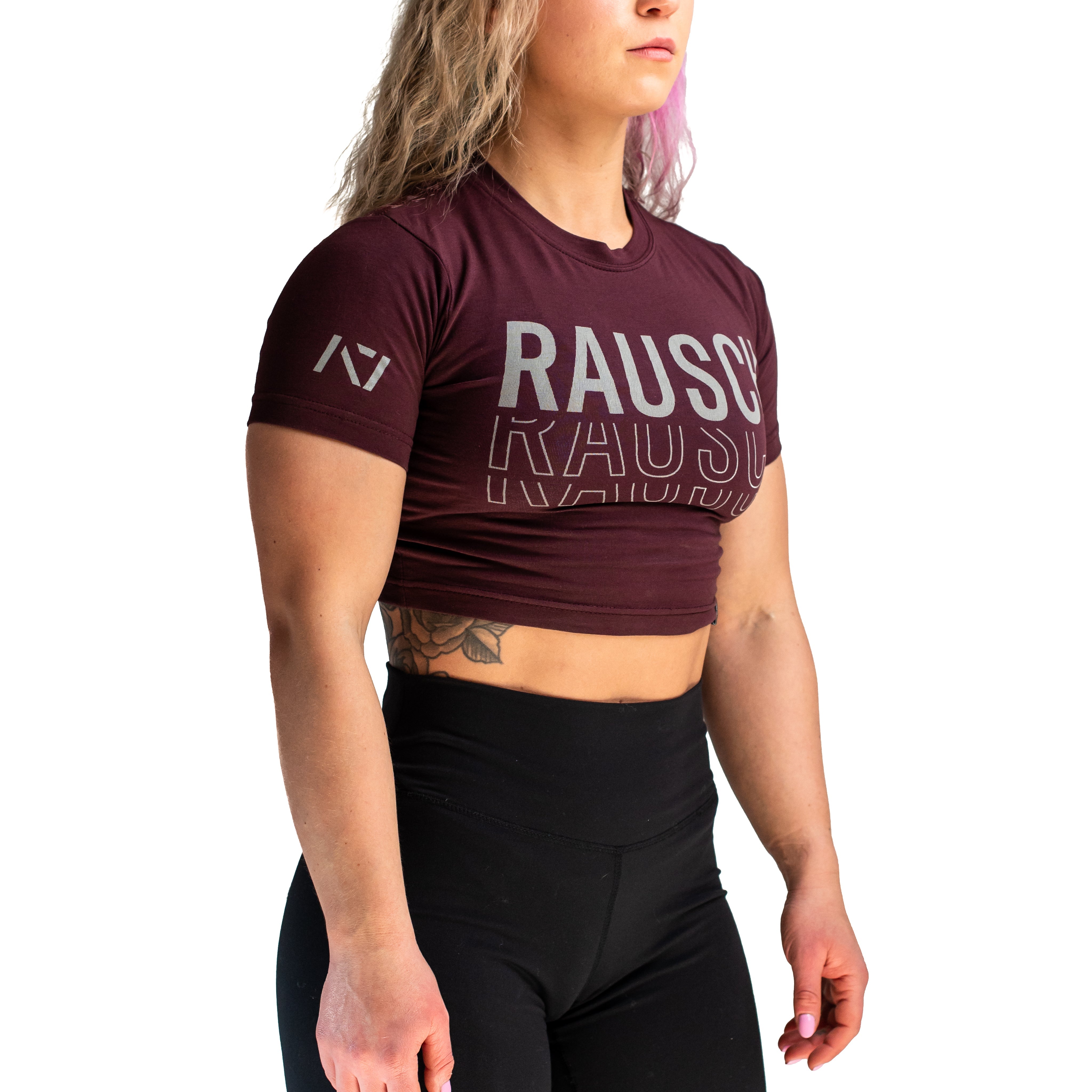 Rausch Bar Grip Crop, great as a squat shirt. Purchase Rausch Bar Grip t-shirt from A7 UK. Purchase Climb Bar Grip Shirt Europe from A7 Europe. No more chalk and no more sliding. Best Bar Grip T shirts, shipping to UK and Europe from A7 UK. A7UK has the best Powerlifting apparel for all your workouts. Available in UK and Europe including France, Italy, Germany, the Netherlands, Sweden and Poland.