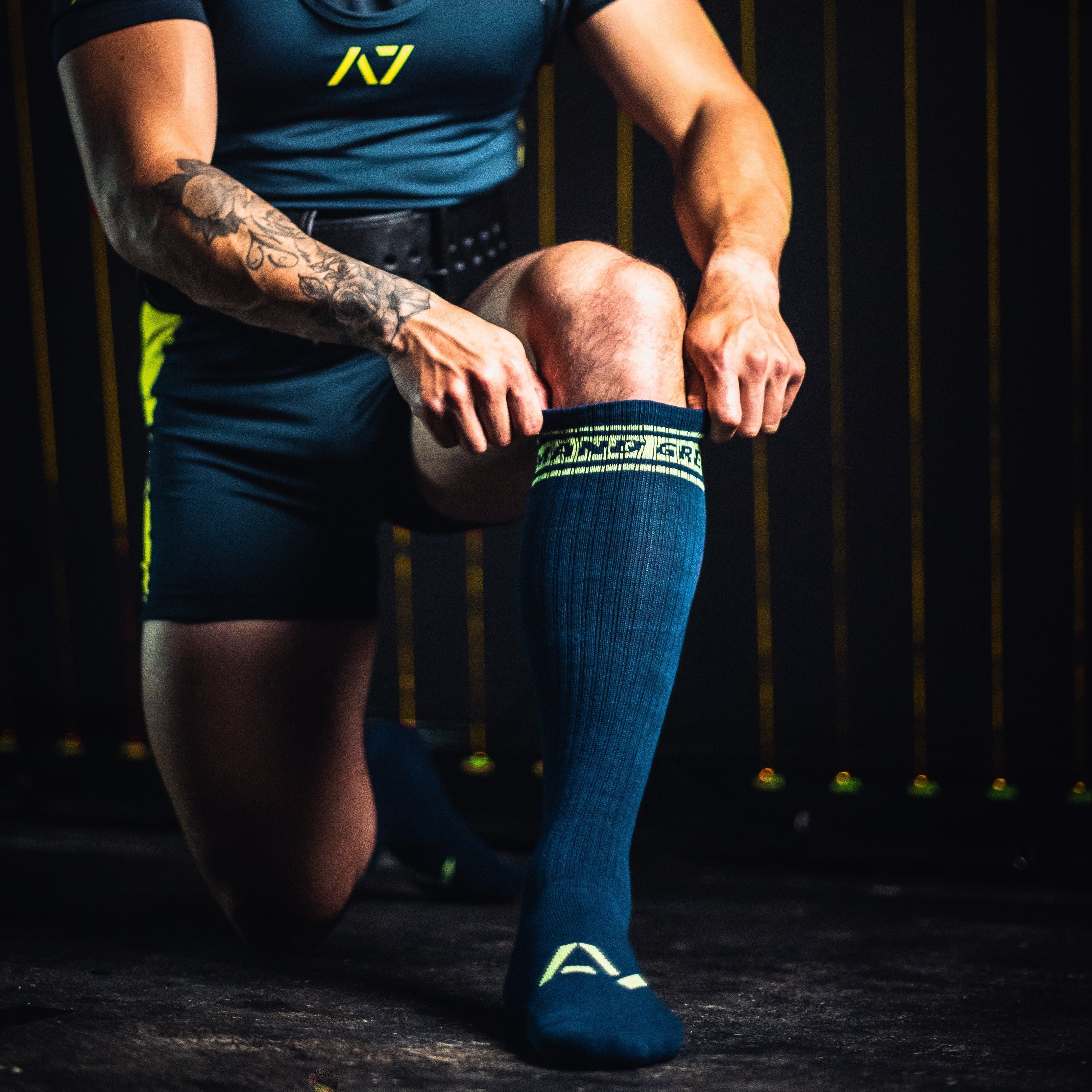 Your feet are important and durable deadlift socks are just as importing when doing SBD. These deadlift socks have compression benefits and arch support as well as being IPF Approved with their IPF approved logo. These deadlift socks are perfect for Powerlifting, weightlifting, strongman and all your strength sports needs. The perfect sock for your IPF Approved Kit. Shipping to Europe and the UK, Norway, Switzerland and Iceland.
