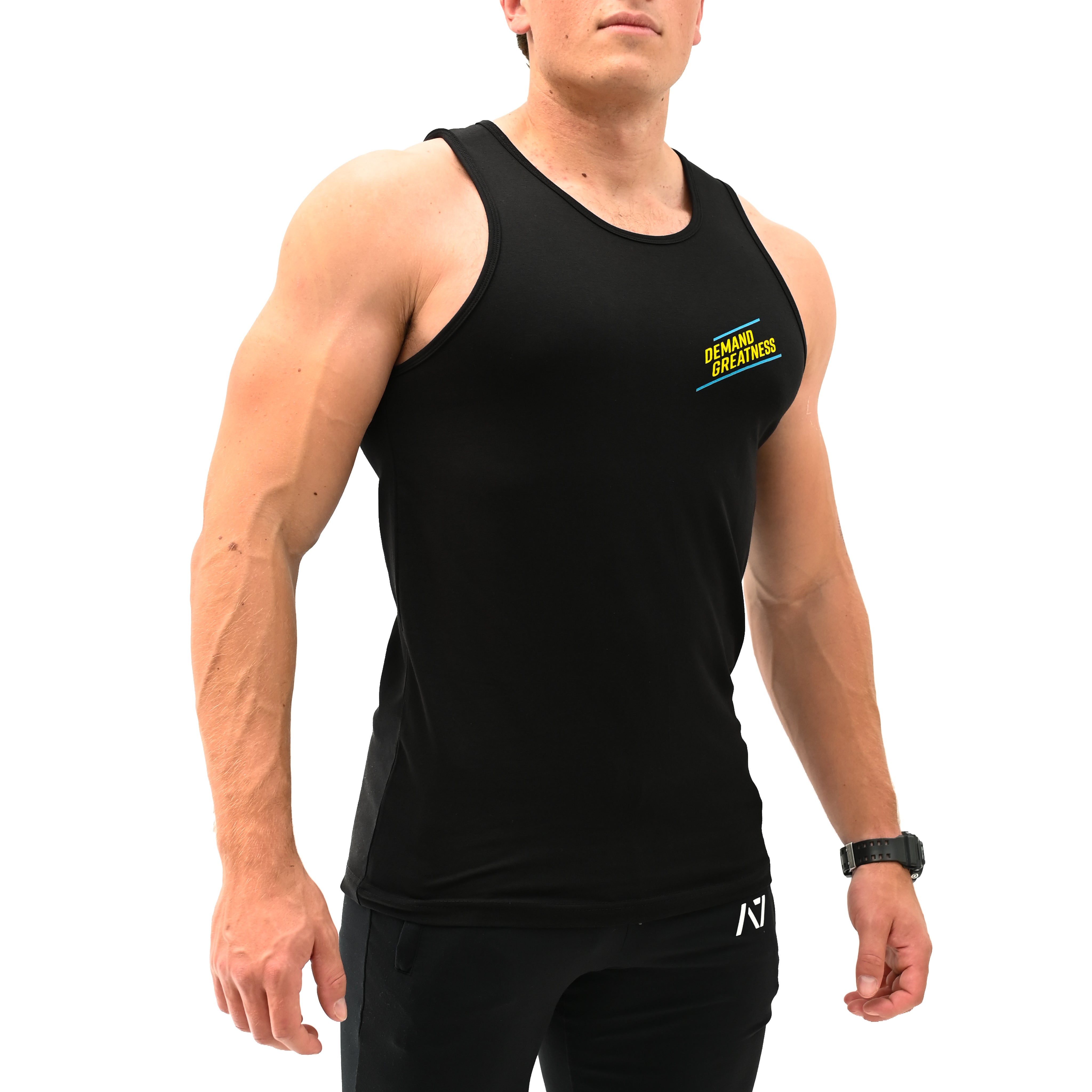 Geo Weave Non Bar Grip Tank T-Shirt is perfect for in and out of the gym. Purchase Geo Weave Non Bar Grip tshirt UK from A7 UK. Purchase Geo Weave Shirt Europe from A7 UK. Best gymwear shipping to UK and Europe from A7 UK. Geo Weave is our newest Non Bar Grip Design. The best Powerlifting apparel for all your workouts. Available in UK and Europe including France, Italy, Germany, Sweden and Poland.