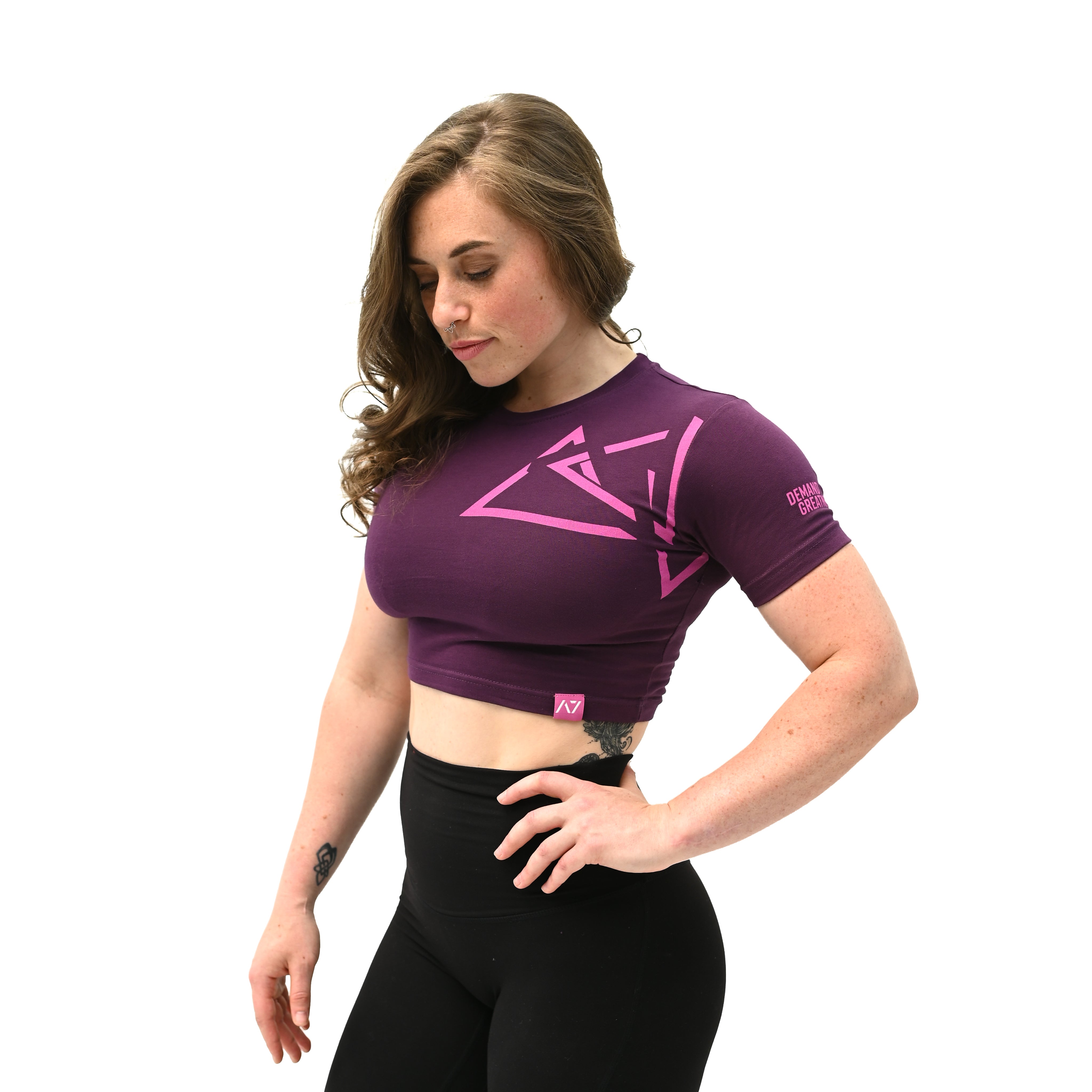 Delta Link Crop Non Bar Grip T-Shirt is perfect for in and out of the gym. Purchase Delta Link Crop Non Bar Grip tshirt UK from A7 UK. Purchase Delta Link Crop Shirt Europe from A7 UK. Best gymwear shipping to UK and Europe from A7 UK. Delta Link Crop is our newest Non Bar Grip Design. The best Powerlifting apparel for all your workouts. Available in UK and Europe including France, Italy, Germany, Sweden and Poland.