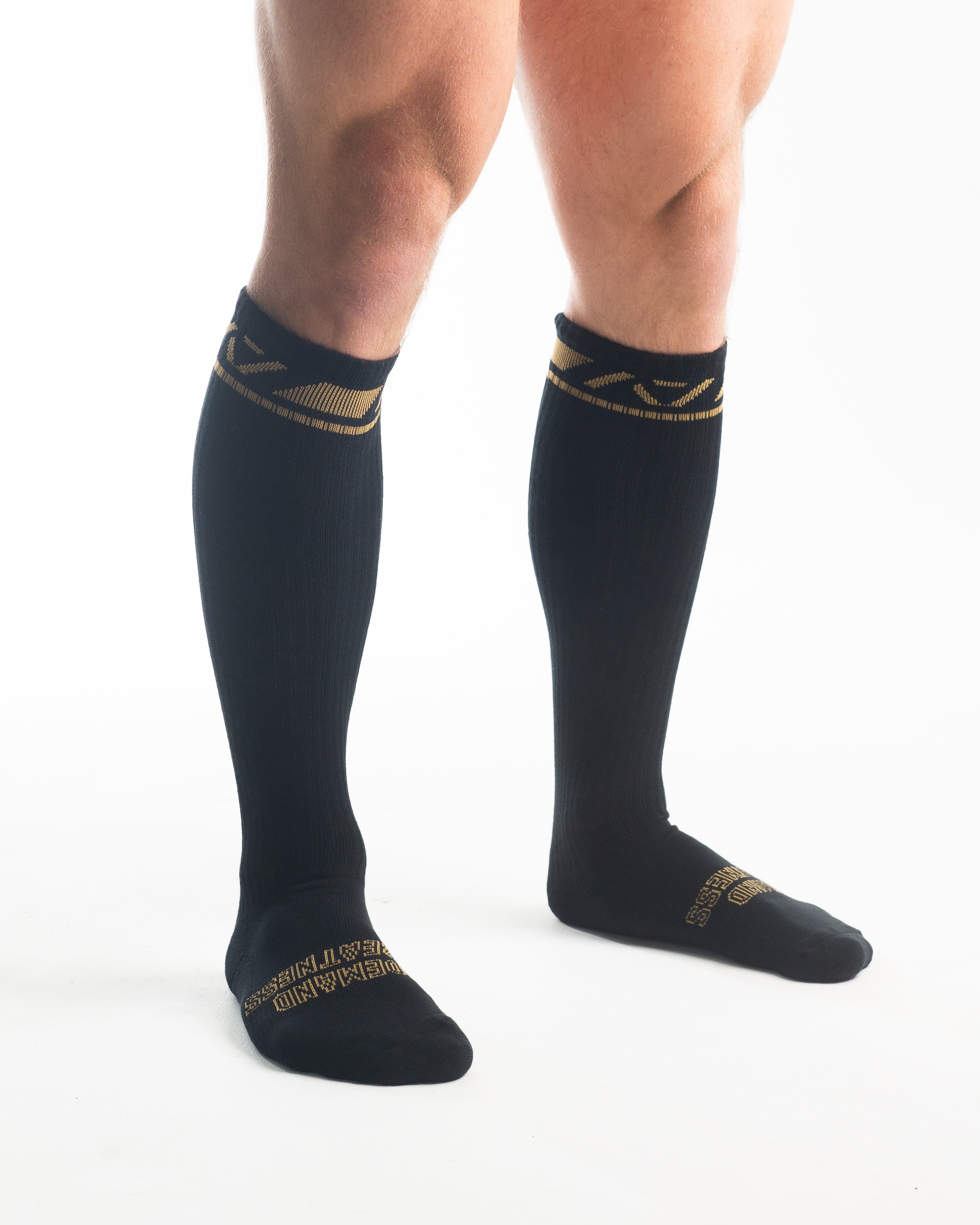 A7 Gold Standard Deadlift socks are designed specifically for pulls and keep your shins protected from scrapes. A7 deadlift socks are a perfect pair to wear in training or powerlifting competition. The IPF Approved Kit includes Powerlifting Singlet, A7 Meet Shirt, A7 Zebra Wrist Wraps, A7 Deadlift Socks, Hourglass Knee Sleeves (Stiff Knee Sleeves and Rigor Mortis Knee Sleeves). Genouillères powerlifting shipping to France, Spain, Ireland, Germany, Italy, Sweden and EU.