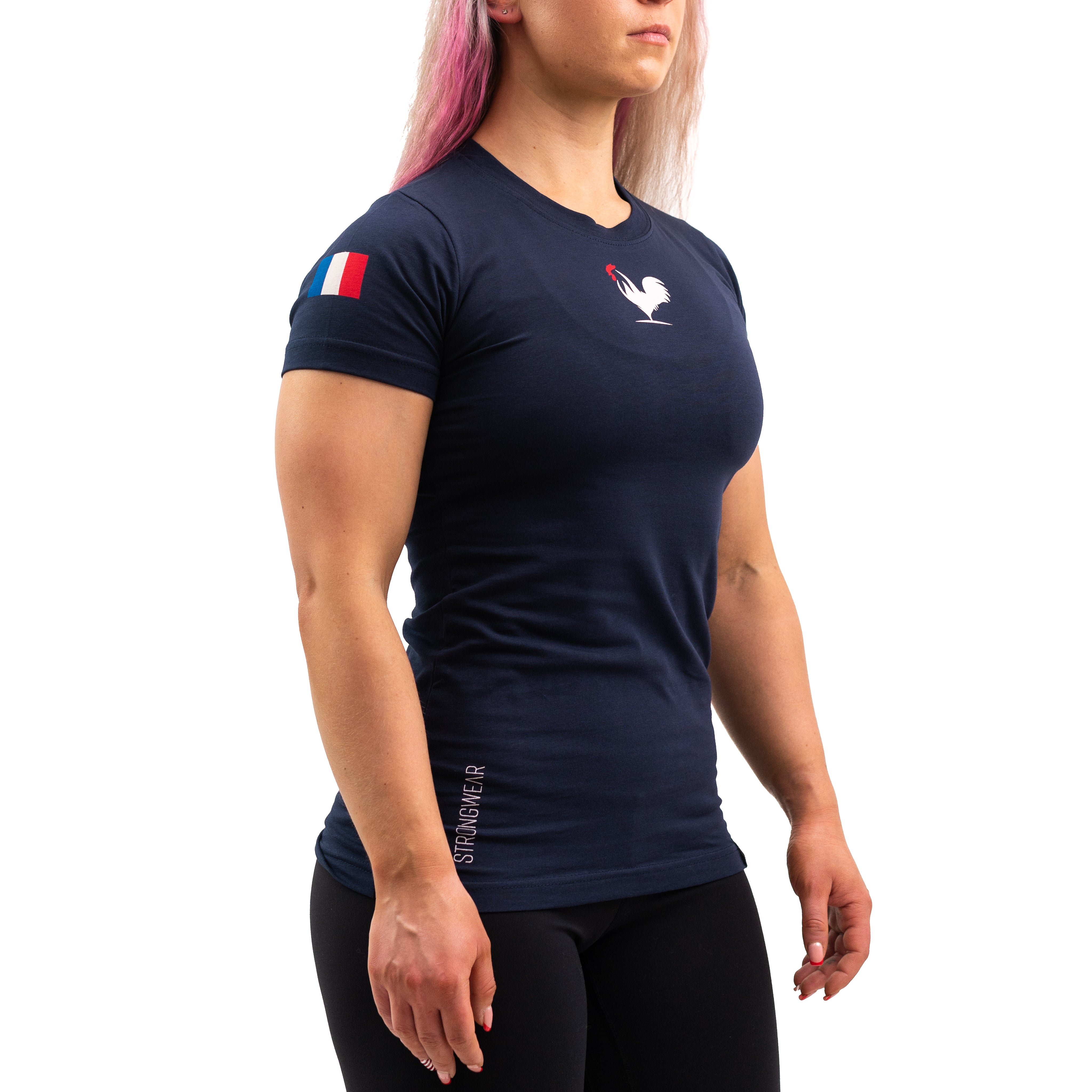 The A7 France Meet Shirt honours the pride and power of one of the strongest countries in Europe and one that you can bring to the platform for comp day or just in training! The A7 France Meet Shirt is an essential in any IPF approved kit. This A7 France Meet Shirt is approved for use in the IPF, EPF and most major federations. 