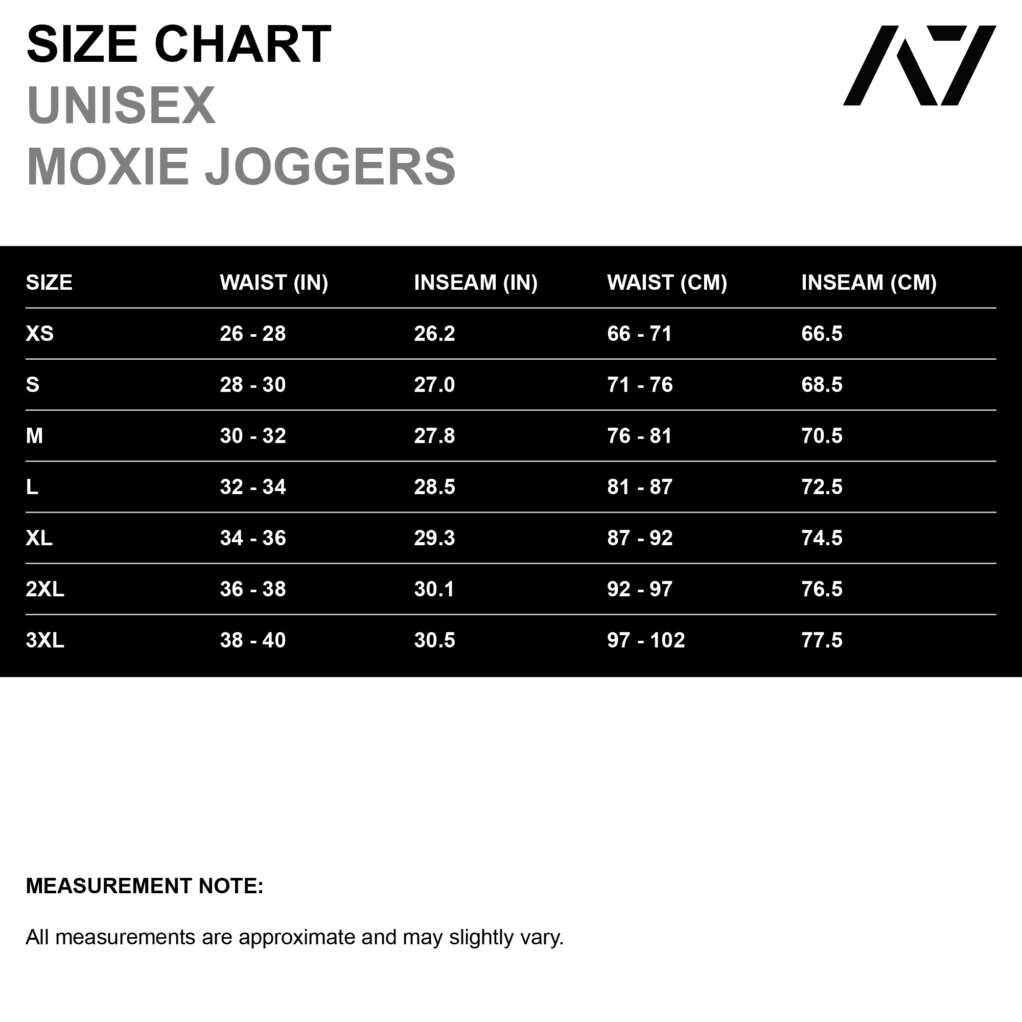 Moxie Joggers - Black (Unisex)