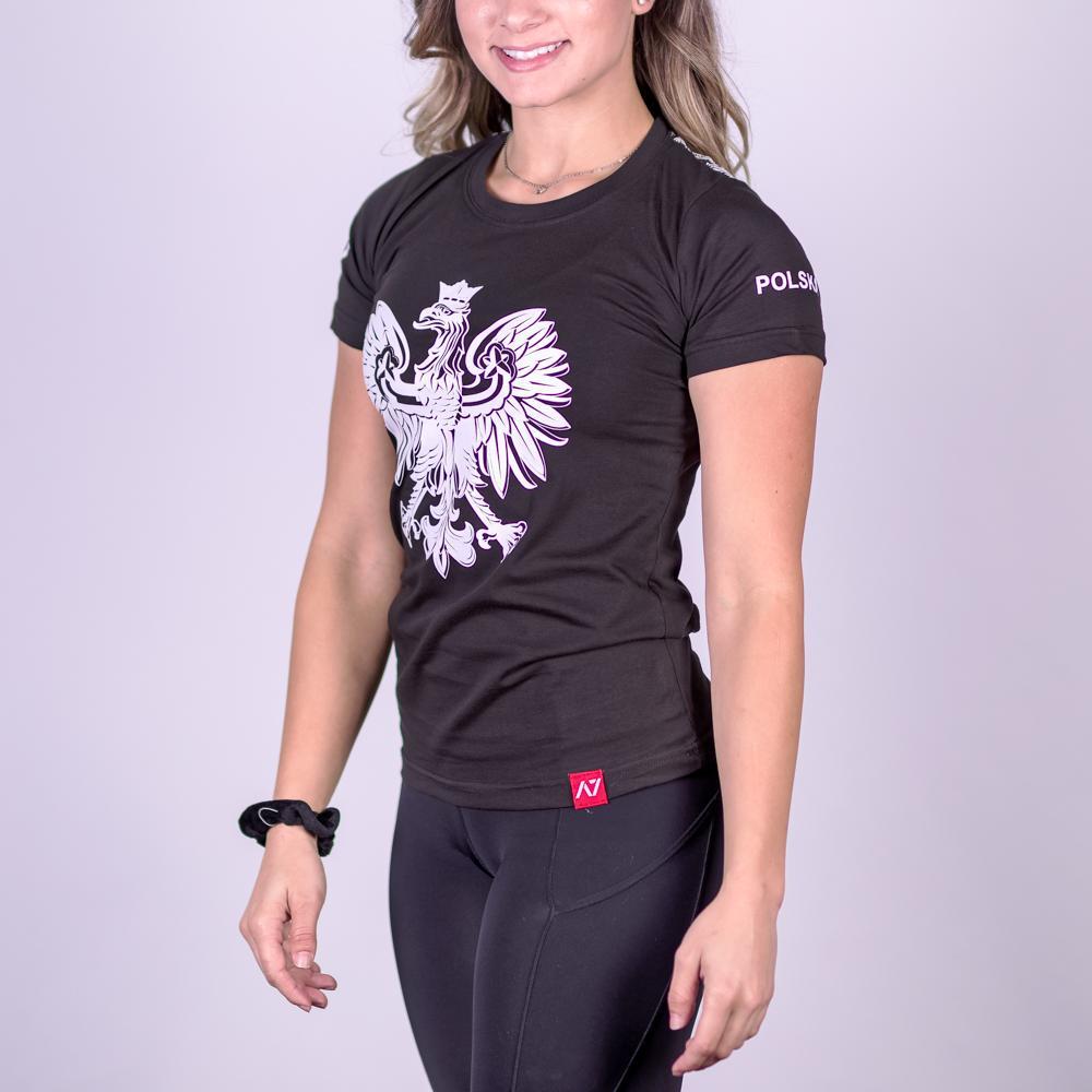 A7 Poland Bar Grip T-shirt, great as a squat shirt. Purchase Poland Bar Grip tshirt from A7 UK. Purchase Poland Bar Grip Shirt Europe from A7 UK. Best Bar Grip Tshirts, shipping to UK and Europe from A7 UK. Poland bar grip tshirt has a unique eagle print! The best Powerlifting apparel for all your workouts. Bar Grip is a performance shirt with a patent-pending silicone grip. Available in UK and Europe including France, Italy, Germany, Sweden and Poland