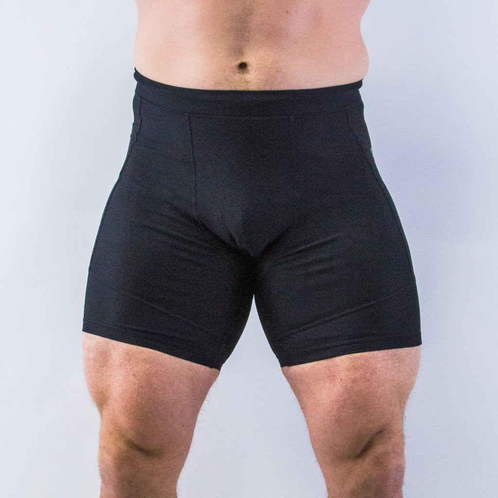 A7 OX compression shorts are perfect for training at a hot gym and even going for a jog outside. The shorts are made out of soft yet moisture-wicking fabric that allows for ultimate performance. A cell phone pocket and a key clip are added to make sure you have your valuables with you at all times. Shipping to UK and Europe.